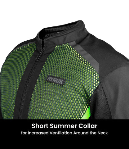 HELIUM GT 3 JACKET - BLACK HI-VIZ GREEN