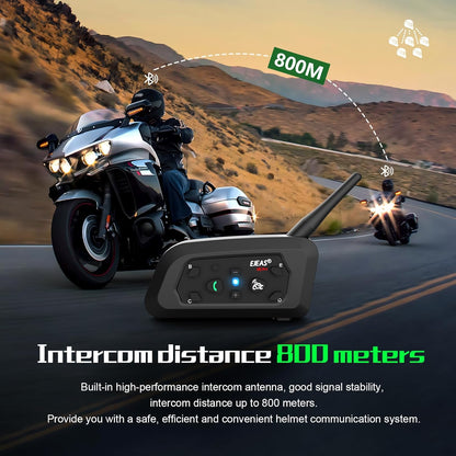 EJEAS - V6 PRO PLUS MULTI RIDER HELMET INTERCOM
