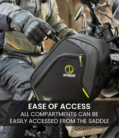 RYNOX - NAVIGATOR FRAME BAGS 24L STORMPROOF - FOR ROYAL ENFIELD HIMALAYAN 450