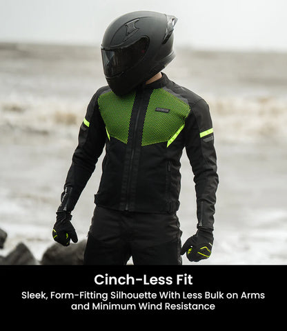 HELIUM GT 3 JACKET - BLACK HI-VIZ GREEN