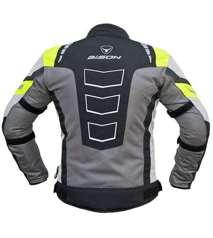 Bison -MASCULINE V.2 – GREY HI-VIZ GREEN JACKET