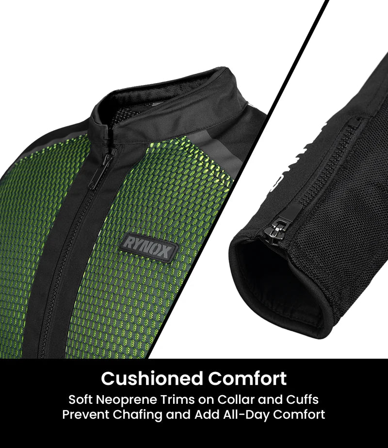 HELIUM GT 3 JACKET - BLACK HI-VIZ GREEN