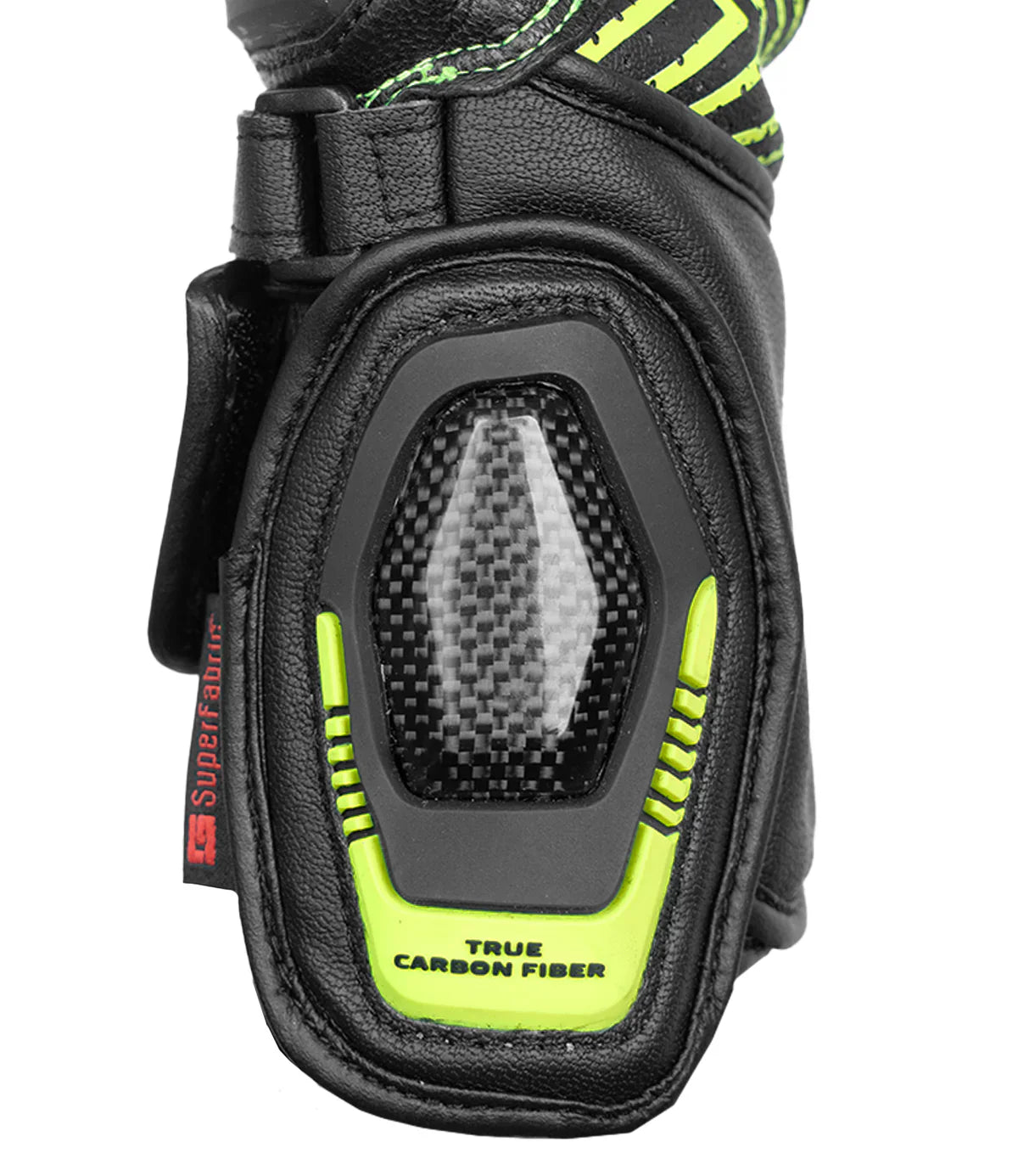 Rynox - ADVENTO PRO GLOVES - Black Hi-Viz Green