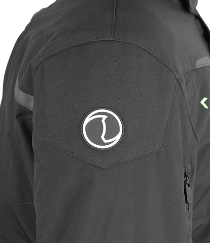 Rynox - ADVENTO PRO JACKET - Black Hi-viz green
