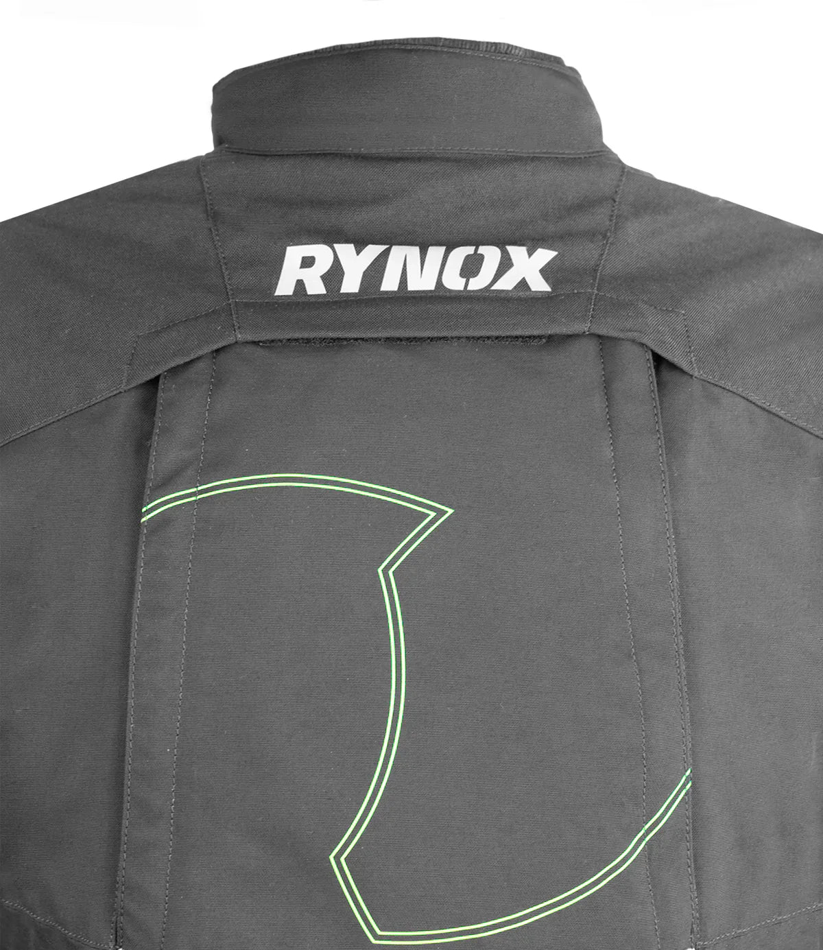 Rynox - ADVENTO PRO JACKET - Black Hi-viz green