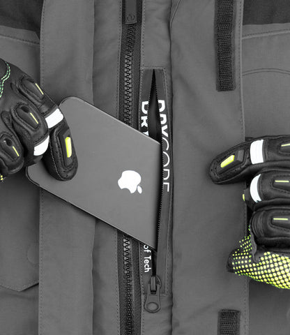 Rynox - ADVENTO PRO JACKET - Black Grey