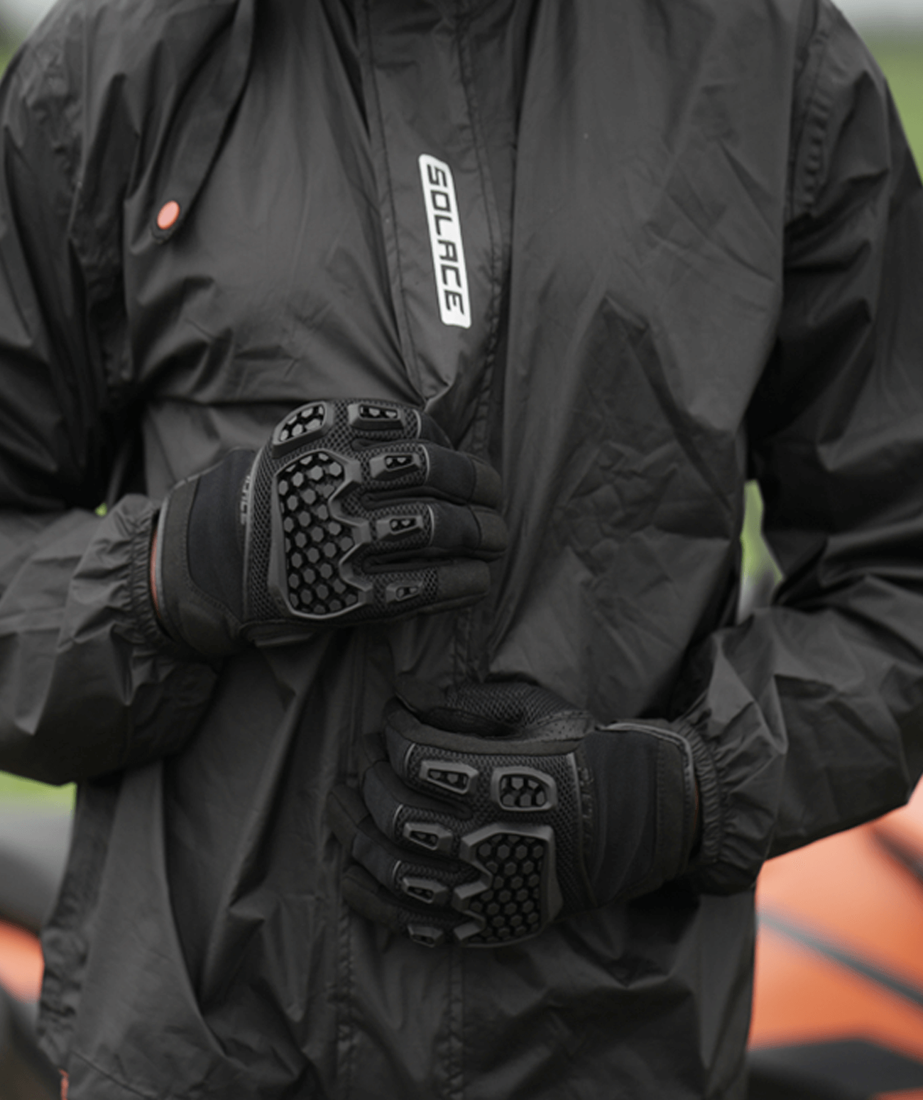 Solace - AIRX DUALSPORT CE GLOVES Black