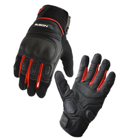 Bison - AIR PRO – BLACK HI-VIZ GLOVES