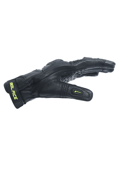 Solace - Hobo Semi-Gauntlet Gloves Black/Neon