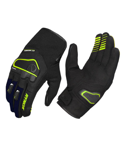 Rynox - HELIUM GT 2 GLOVES - Black Hi-Viz Green