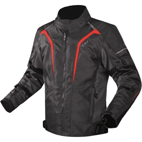 LS2 - SEPANG BLACK GREY RED JACKET