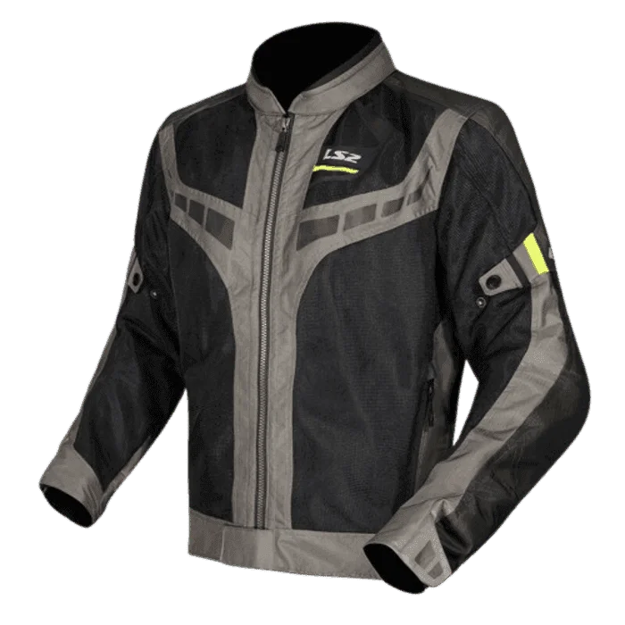 LS2 - GARDA AIR MAN RIDING JACKET GREEN BLACK HI-VI YELLOW