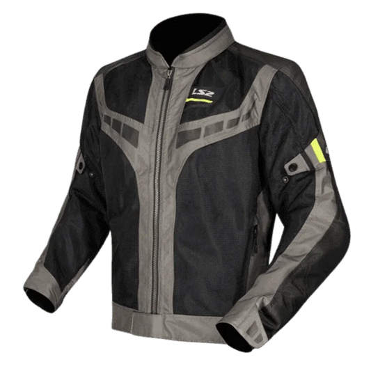 LS2 - GARDA AIR MAN RIDING JACKET GREEN BLACK HI-VI YELLOW