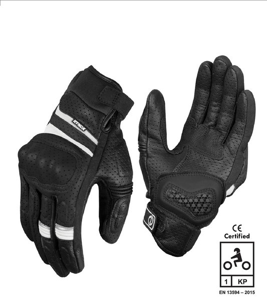 Rynox - AIR GT GLOVES - Black White