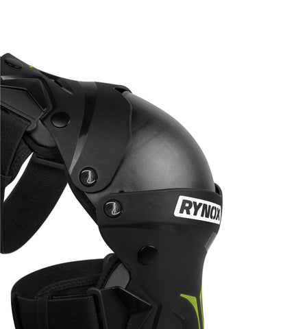 Rynox - BASTION BIONIC KNEE GUARDS - Black Hi-Viz