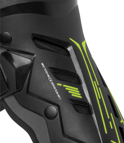 Rynox - BASTION BIONIC KNEE GUARDS - Black Hi-Viz