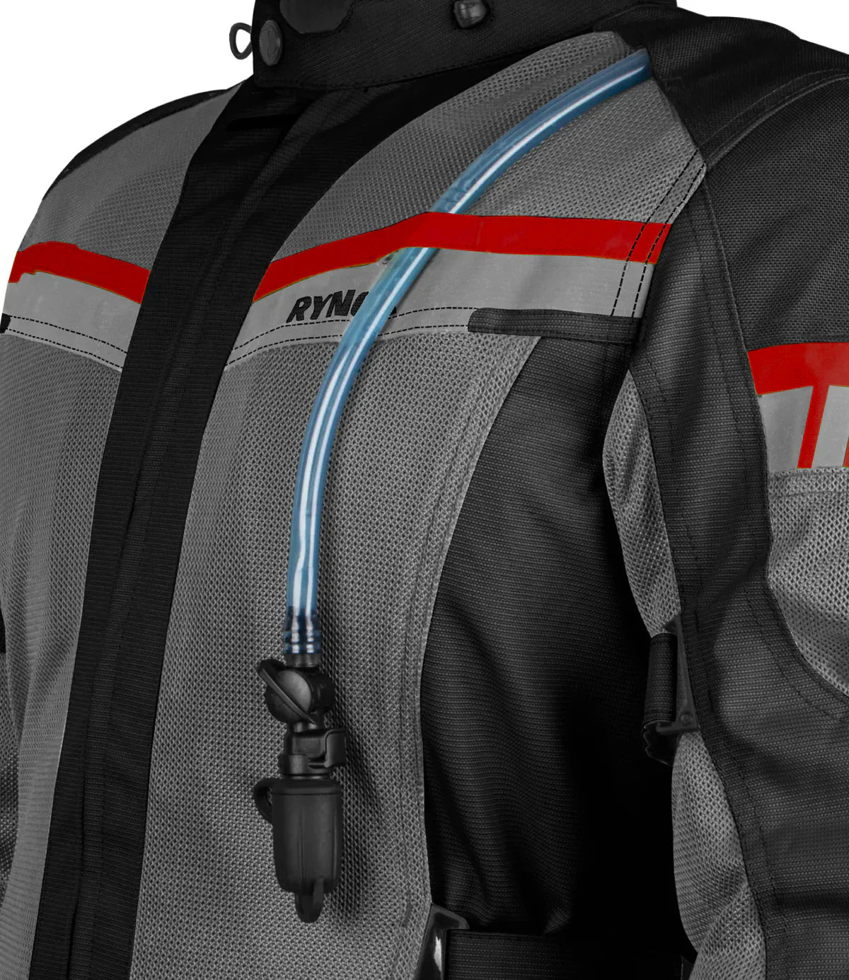 Rynox - STEALTH AIR PRO JACKET - Black Grey Red