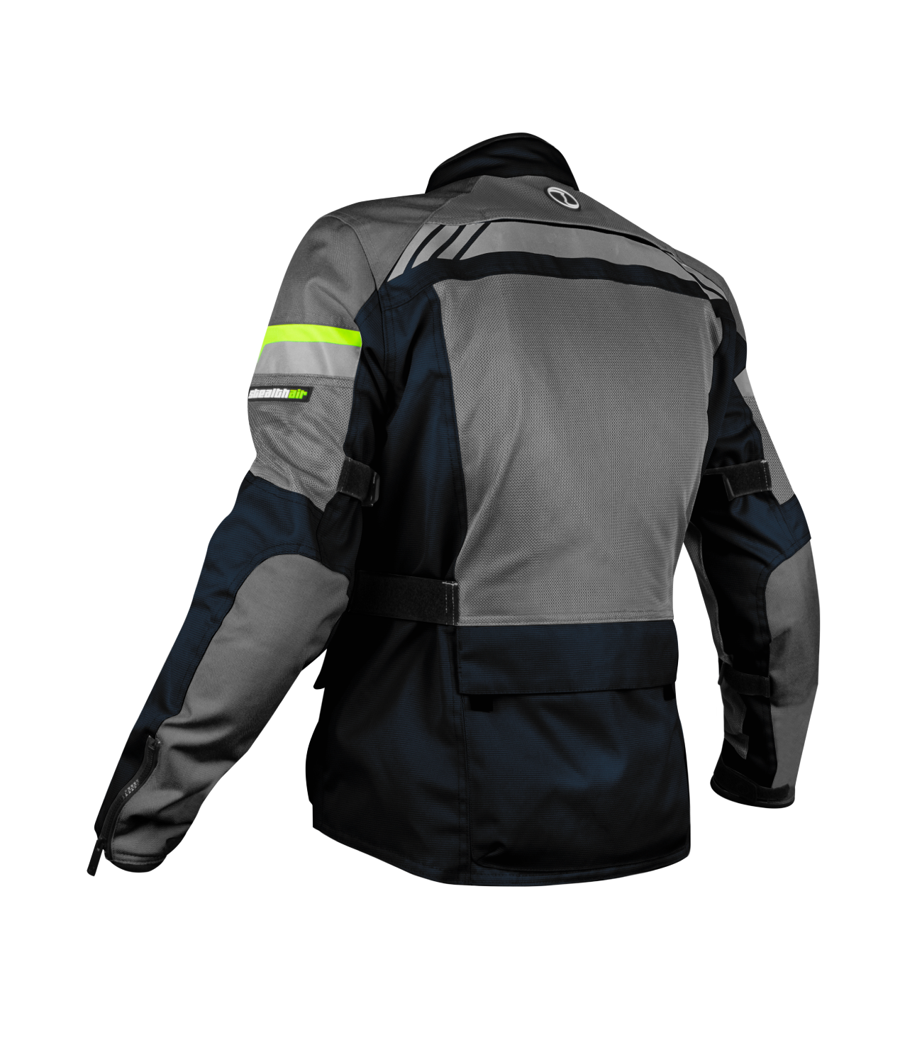 Rynox - STEALTH AIR PRO JACKET - Blue Hi-Viz Green