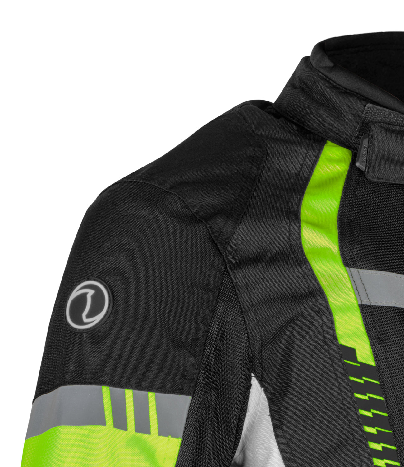 Rynox - TORNADO PRO 4 JACKET - Black Hi-Viz Green