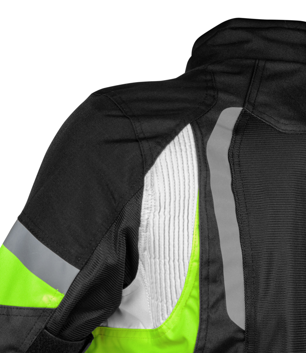 Rynox - TORNADO PRO 4 JACKET - Black Hi-Viz Green