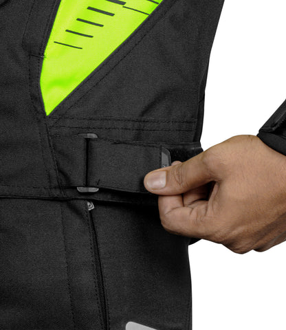 Rynox - TORNADO PRO 4 JACKET - Black Hi-Viz Green