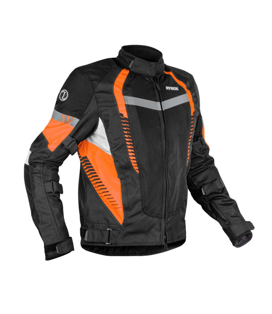 Rynox - TORNADO PRO 4 JACKET - Black Orange