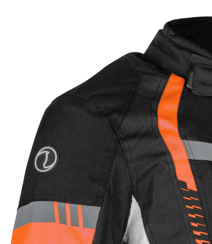 Rynox - TORNADO PRO 4 JACKET - Black Orange