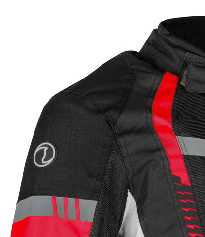 Rynox - TORNADO PRO 4 JACKET - Black Red