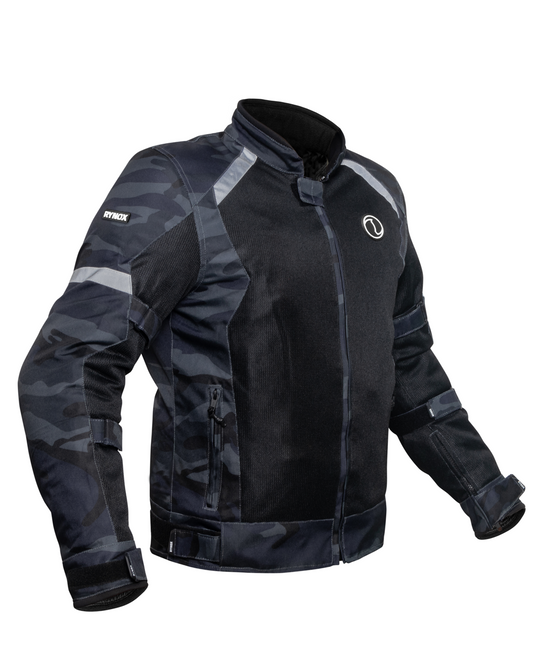 Rynox - URBAN X JACKET 2022 - Dark Camo Black