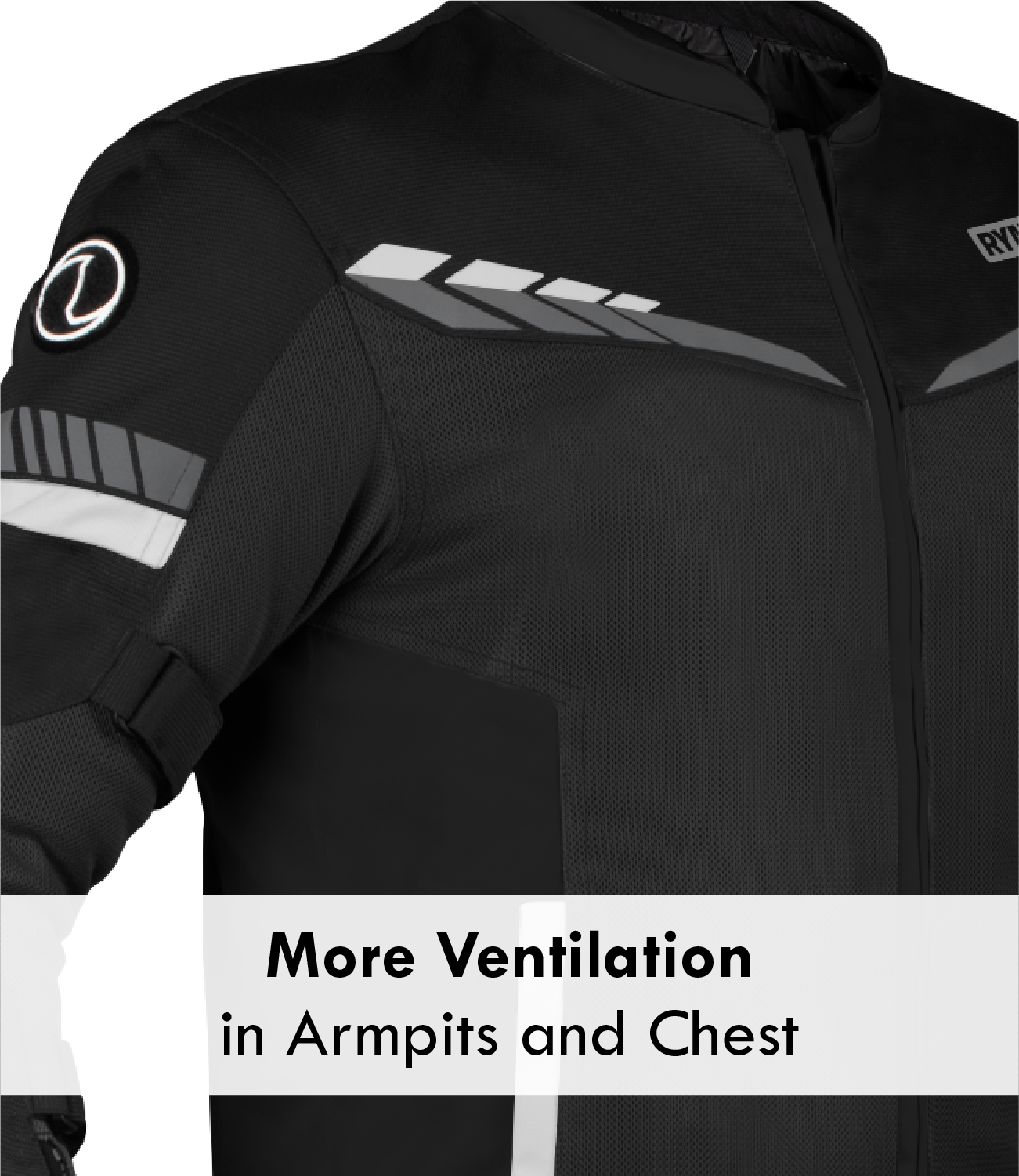 Rynox - AIR GT 4 JACKET - Black White