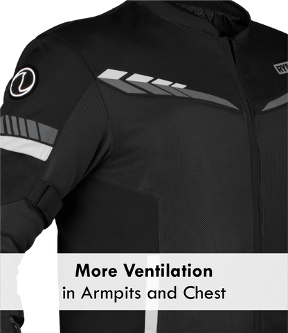 Rynox - AIR GT 4 JACKET - Black White