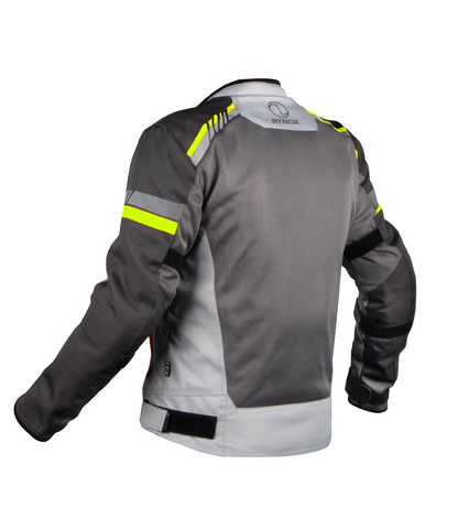 Rynox - AIR GT 4 JACKET - Grey Hi-Viz Green