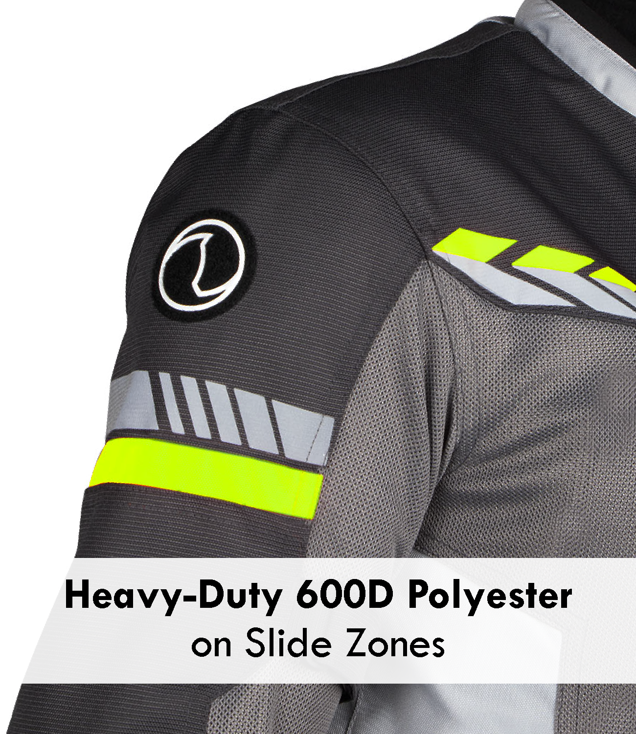 Rynox - AIR GT 4 JACKET - Grey Hi-Viz Green