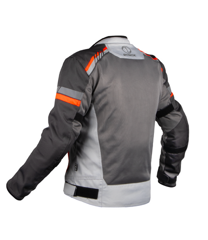 Rynox - AIR GT 4 JACKET - Grey Hi-Viz Orange