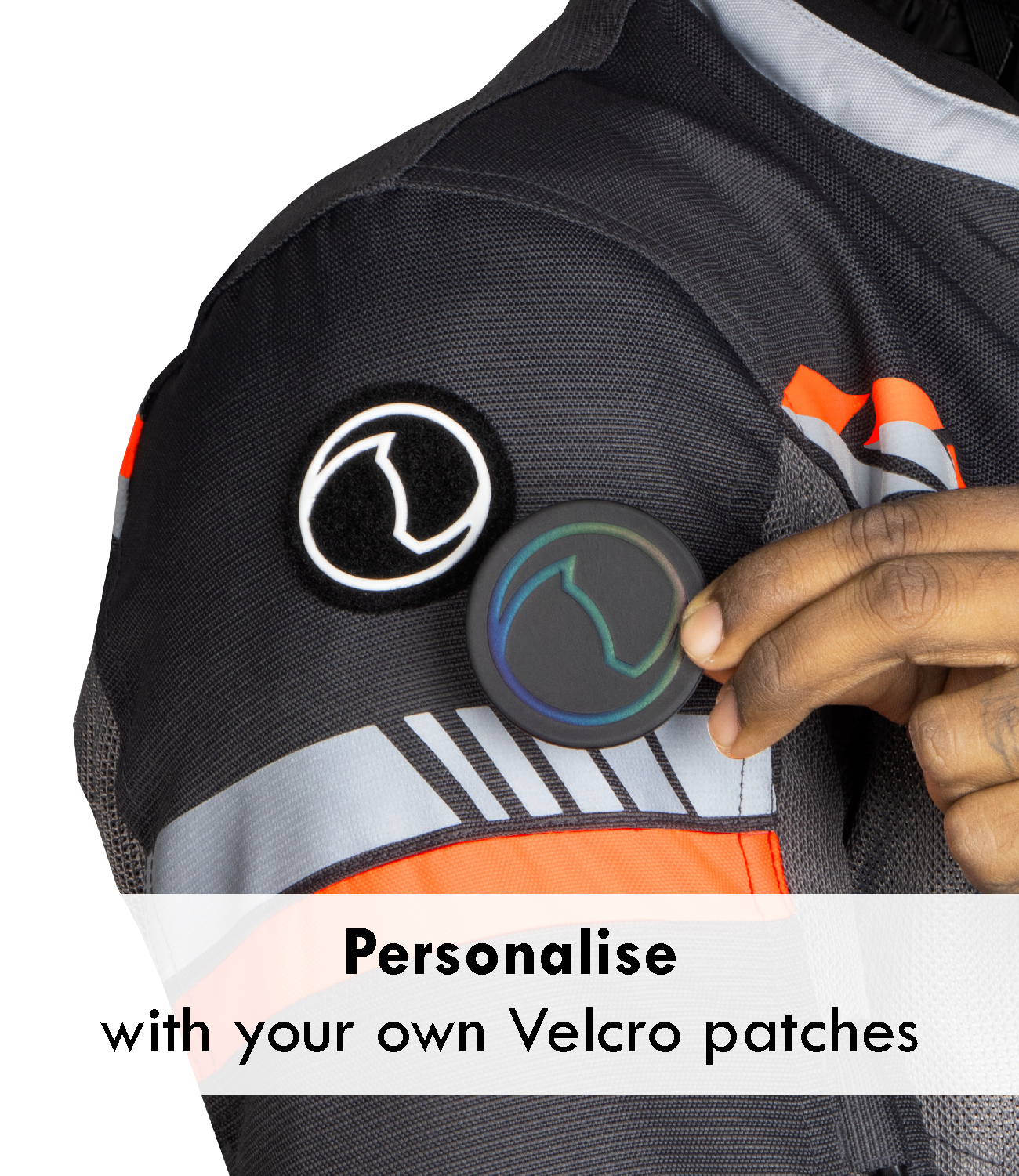 Rynox - AIR GT 4 JACKET - Grey Hi-Viz Orange