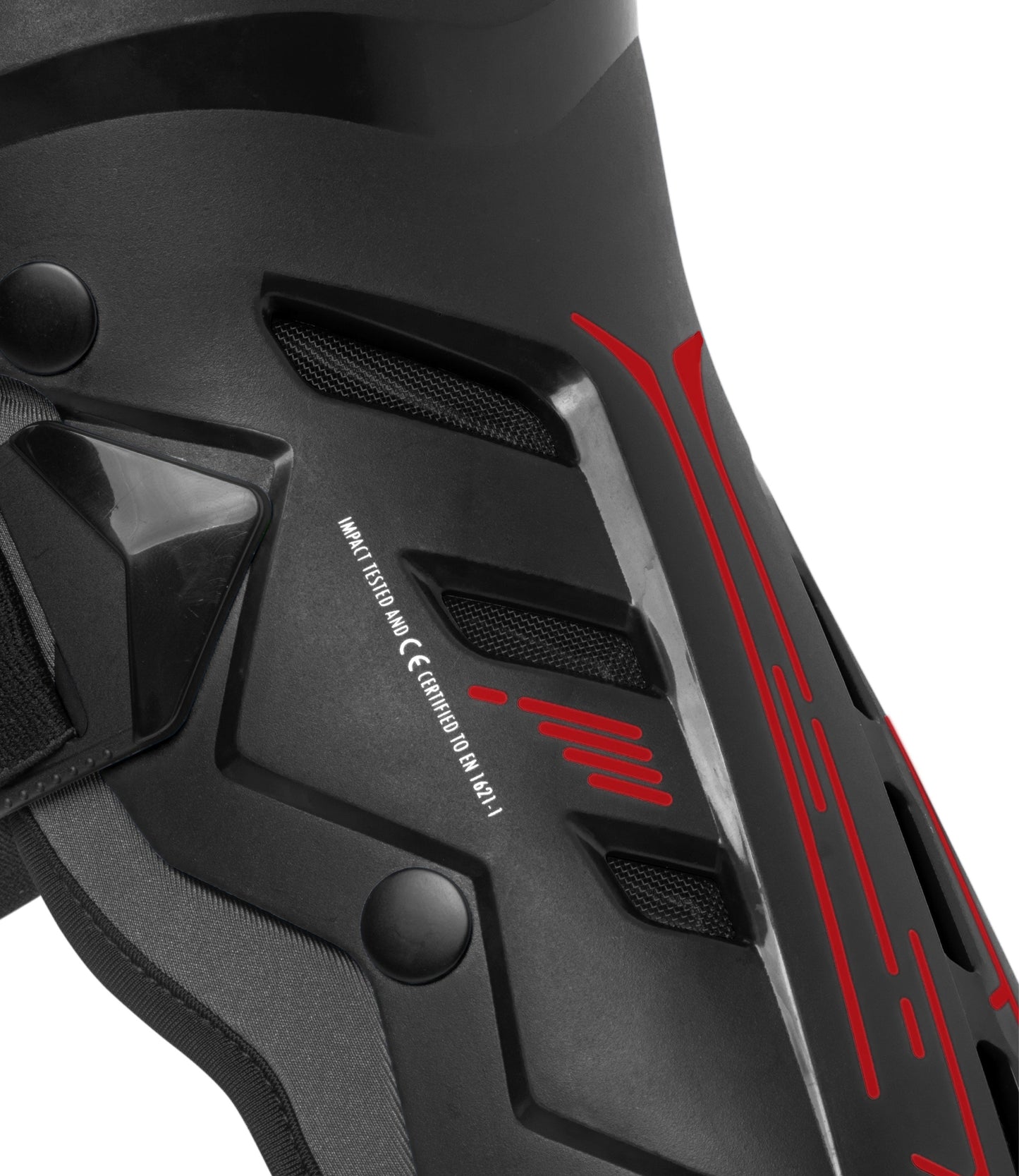 Rynox - BASTION BIONIC KNEE GUARDS - Black Red