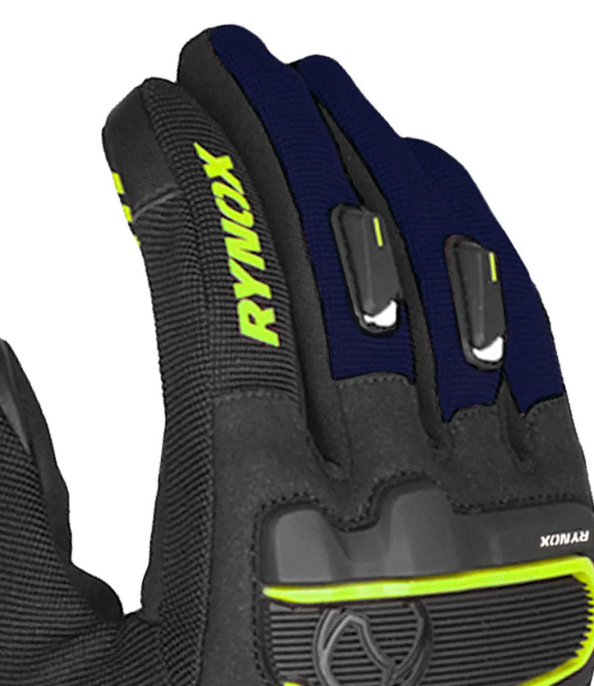 Rynox - HELIUM GT 2 GLOVES - Black Hi-Viz Green