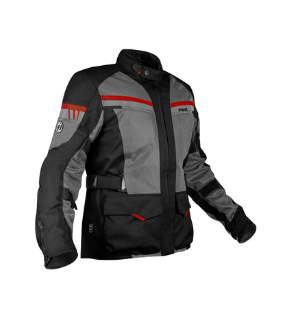Rynox - STEALTH AIR PRO JACKET - Black Grey Red