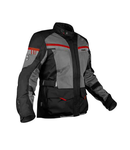 Rynox - STEALTH AIR PRO JACKET - Black Grey Red
