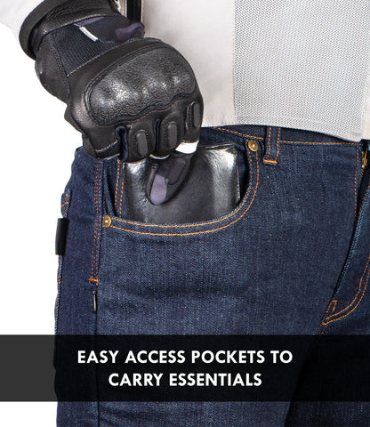 Rynox - DOWNTOWN PRO MOTORCYCLE JEANS WITH RHEON™ PROTECTORS