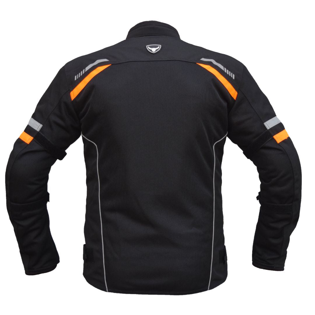 Bison - RAPTOR V.2 – BLACK HI-VIZ ORANGE JACKET
