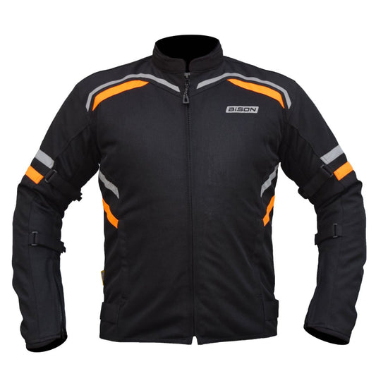 Bison - RAPTOR V.2 – BLACK HI-VIZ ORANGE JACKET