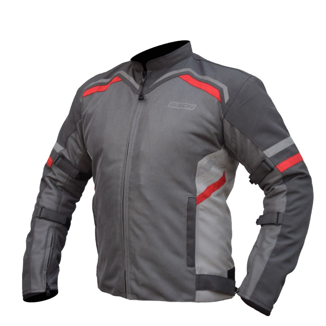 Bison - RAPTOR V.2 – GREY RED JACKET