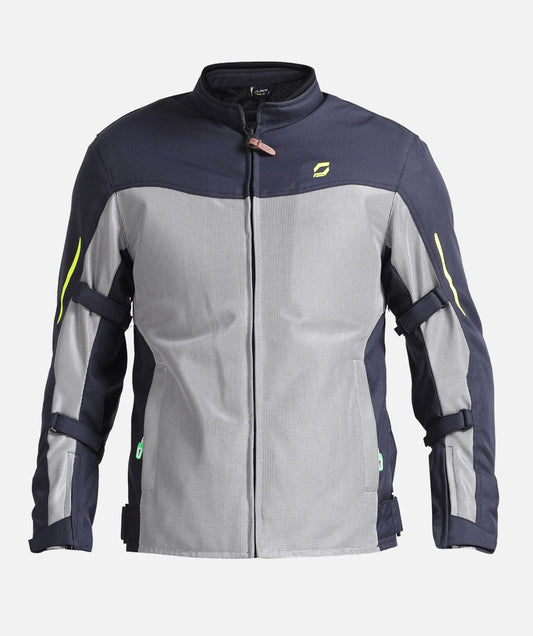 Solace - Thrift Mesh Jacket - Blue & Silver