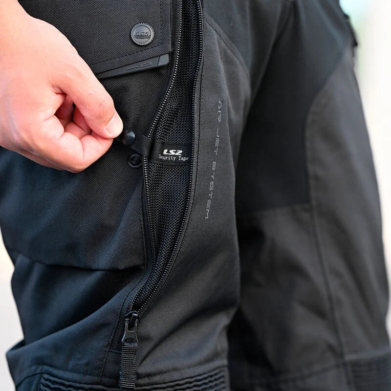 LS2 - TRAVEL MAN PANT BLACK DARK GREY